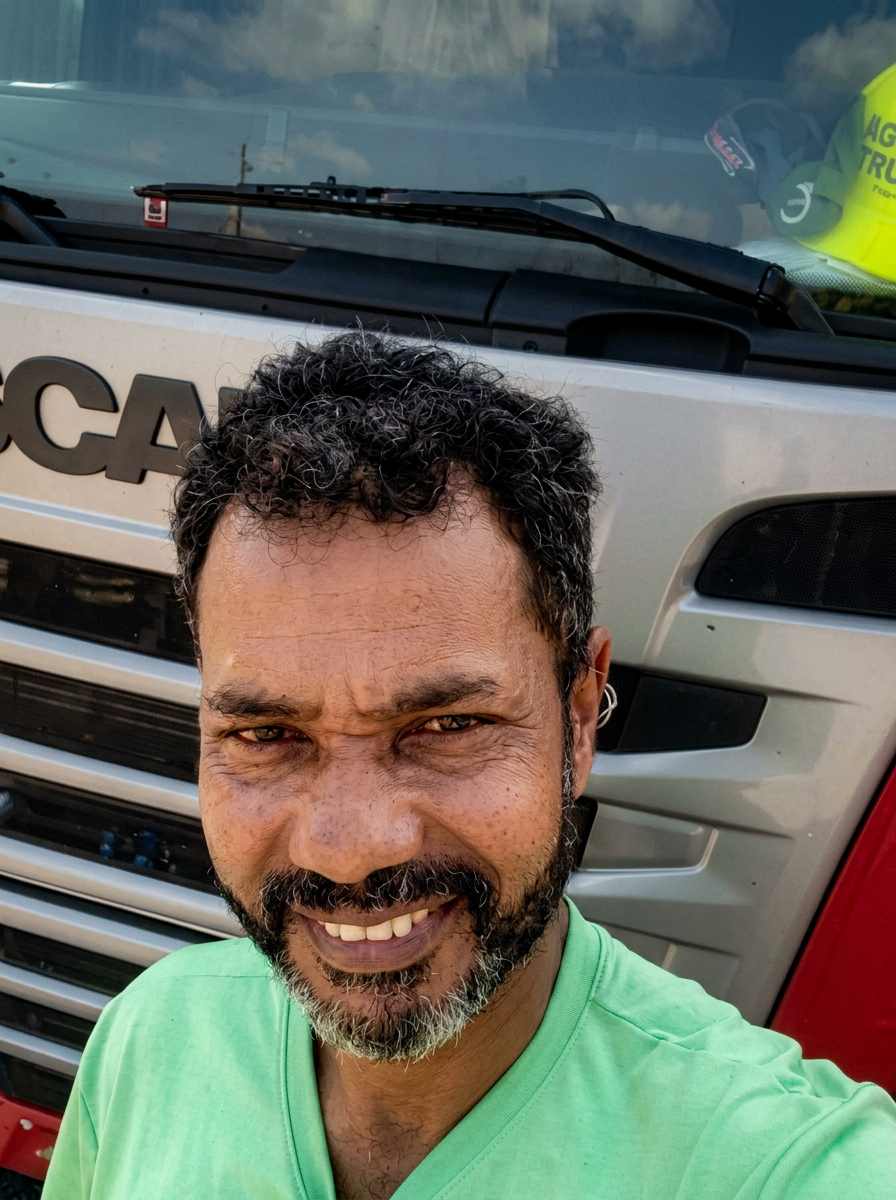 Retrato do técnico Robson Gomes Da Silva, responsável pelos atendimentos da RG Baterias